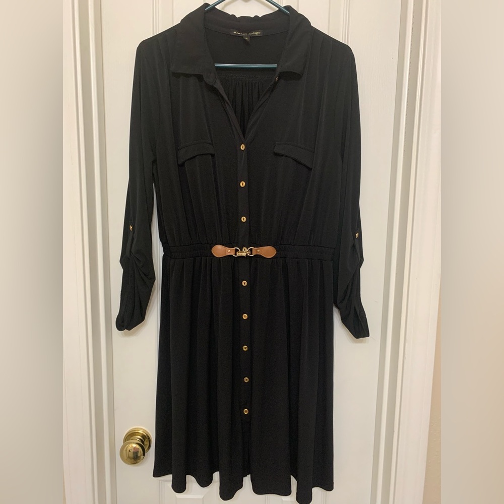 Always Indigo black dress
